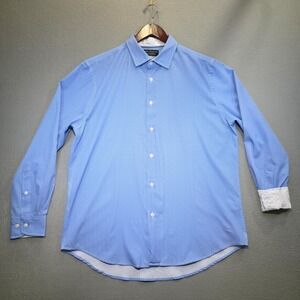 Report Collection Performance 4 Way Stretch Slim Fit Men Dress Shirt Sz 17-34/35